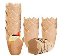 200 Piezas Moldes Magdalenas Papel, Antiadherente & Sin Blanquear,Papel MagdalenasTamaño Estándar Para Boda/Fiesta/Cumpleaños/Navidad (B)