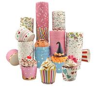 200 piezas Moldes para cupcakes,moldes para magdalenas para boda,moldes magdalenas,papel magdalenas,cupcakes moldes papel，moldes magdalenas papel，moldes papel magdalenas,molde magdalenas horno