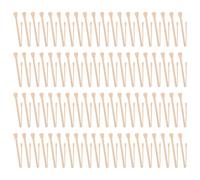 200 Piezas Palitos de Cera para Depilarse Madera Beige | Aplicación Precisa de Cera, Reduce Tirones Piel, Uso en Salón y Hogar, Tamaño 88x6, 5 Mm y 125x16 Mm