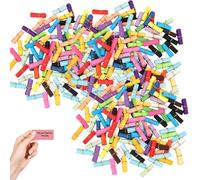 200 Piezas Papel De Mensaje De Deseo Multicolor Con Anillos Metálicos, Papelitos Decorativos Para Manualidades, Rifa, Cumpleaños, Fiestas, Etiquetas Colgantes Y Notas Creativas