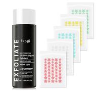 200 Piezas Parches Anti-Acné Estrella con Suero Ácido Salicílico 118ml Parches Hidrocoloide Coloridos Impermeables y Transpirables para Diurno y Nocturno (10/12/14mm)