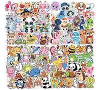 200 Piezas Pegatinas de Animales para Niños, Pegatinas Infantiles, Set de Pegatinas de Vinilo Impermeables para Tazas, Scrapbooking, Cuaderno, Monopatín, Maleta, iPad, Macbook, Guitarra