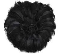 200 Piezas Plumas,Manualidades,Plumas para Vestidos de Fiesta,Avestruz,Plumas para Tocados,para Decoración del Hogar,Disfraces Hats,Bodas y Proyectos de Bricolaje,7 Hasta 12 cm de Largo(Negro)