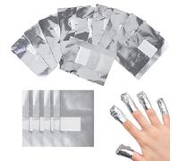200 piezas Quitaesmalte de Papel de Aluminio, Almohadilla para Quitar Esmalte de Uñas, Herramienta Conveniente para Quitar Esmalte de Uñas con Toallitas de Algodón Sin Pelusas