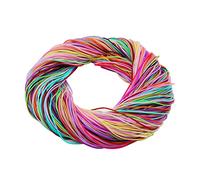 200 Piezas Scoubidou Hilo Plastico,Cuerda de Colores,Cuerdas de Plástico para Manualidades,para Collar Pulsera Llavero DIY Manualidades Abalorio Cuerda de Cuentas