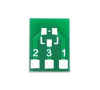 200 Piezas SOT23 SOT23-3 Gira SIP3 Doble Cara SMD Gira DIP SIP3 Adaptador Placa Convertidora SOT SIP IC Enchufe PCB Tablero DIY Kit