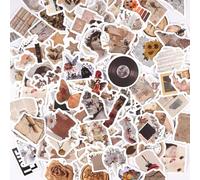 200 Piezas Stickers Aesthetic, Pegatinas Libros, Stickers Journaling, Pegatinas Laptop Decoración, Autocolantes para Botellas De Agua, Álbumes De Recortes, Maleta, Guitarra, Cuaderno, Patineta