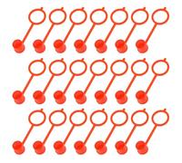 200 Piezas Tapones Protectores de Grasa de Plástico Rojo