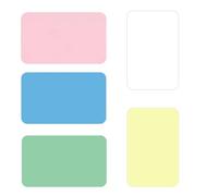 200 Piezas Tarjeta En blanco, Tarjetas Índices, Tarjetas De Vocabulario En blanco, Tarjeta De Visita Personalizada, 5 Tipos De Colores Tarjetas DIY, 89×52 mm