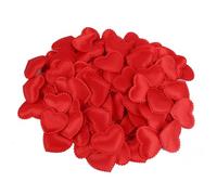 200 piezas Tela de Confeti de Corazón Rojo, 3.5cm Corazón Decoración Esponja de Mesa de Boda, Decoración de Corazones para fiesta, boda, San Valentín, Cumpleaños, Aniversario, Navidad