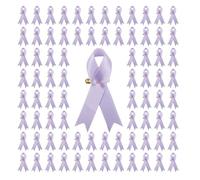 200 pines de cinta elegantes con diseño de pechos de amor con alfileres para eventos de caridad, suministros de concienciación sobre el cáncer, adornos, 7.5cm, cinta