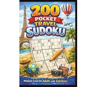 200 Pocket Travel Sudoku: Medium level Challenging Sudoku Puzzles for Brain Training and Travel Fun