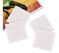 200 Pzs Notas Adhesivas Transparentes, Bloc de Notas Adhesivas Removibles Translúcidas Memo Pad Pegatinas, Impermeable & Reutilizable Clear Sticky Notes Set para Estudiantes/Oficina/Hogar - 75 x 75 mm