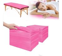 200 sábanas desechables para mesa de masaje de 31.5 x 71 pulgadas, fundas de cama de tela no tejida para máxima higiene y comodidad en tratamientos de masaje, tatuajes y spa, sábanas transpirables y