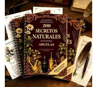 200 Secretos Naturales, Guía de Remedios Herbales Españoles A5, Remedios Caseros de la Abuela y Libro de Bienestar Natural