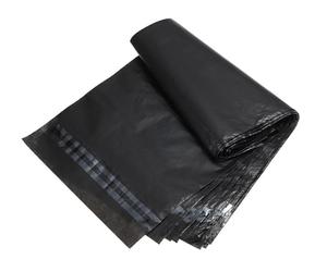 200 sobres de envío de papel de aluminio, color negro, 35 x 45 cm, con cierre adhesivo, opacos para ropa, para envío textil y comercio electrónico