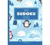 200 Sudoku 12x12 difficile Vol. 14: con soluzioni e puzzle bonus