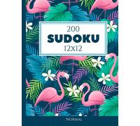 200 Sudoku 12x12 normal Vol. 5: con soluciones y rompecabezas adicionales