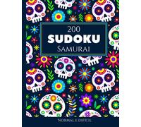 200 Sudoku Samurai normal e difícil Vol. 12: com soluções e quebra-cabeças bônus