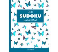 200 Sudoku Samurai normal Vol. 17: com soluções e quebra-cabeças bônus
