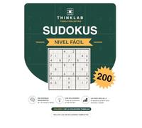 200 Sudokus para Adultos: Nivel Fácil: 200 sudokus para principiantes · 38 a 46 números dados · Una página por sudoku · Soluciones completas