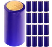 200 Tapas Azul Vino de Botellas Piezas Retráctiles Pvc 30