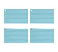 200 tarjetas de notas de colores con anillas de metal de 7,6 x 12,7 cm, tarjetas de estudio, blocs de notas de bolsillo para tomar notas, tarjetas de tamaño de bolsillo