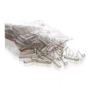 200 tubos de ensayo de fermentación for microbiología - Vidrio de borosilicato de 6 x 30 mm for análisis de agua con coliformes