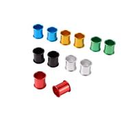 200 Uds Anillo de Aluminio for Pie de Paloma 0,8 * 1cm Anillo de pájaro identificación Carrera Palomas Anillo de Color Herramientas for pájaros(Black)
