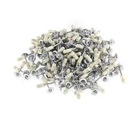 200 Uds. Clavos redondos for Mini pistola de clavos Manual 25mm/37mm/42mm clavos de fuego for pared techo tuberías de fuego barandillas apilando 80/100 Uds (Color : 200PCS Naked Nails)