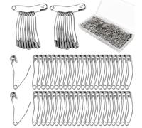 200 Uds Imperdible Curvo, 3,8cm Alfileres de Seguridad Imperdibles de Seguridad Doblados Imperdibles para Coser para Acolchar Tejer Coser Manualidades