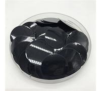 200 Uds. Lentejuelas Grandes Coloridas de 25mm con 1 Agujero Lateral, Lentejuelas Sueltas Redondas y Planas, Colgante para Manualidades de Costura DIY