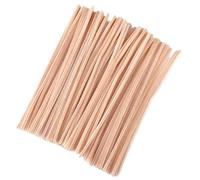 200 Uds. Limpiadores de tuberías con tallos chenilla, felpa for niños creativos, juguetes educativos DIY, Material artesanal para Hacer Flores(Beige)