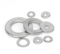 200 Uds M1.6-M16 junta de acero inoxidable 304 arandela plana tornillo Metal ultrafina mesón gruesa aumento estándar para Tornillos y Pernos Roscados(M6x12x1.5)