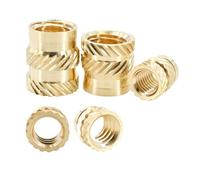 200 Uds. Tuerca de inserción de latón, insertos de impresión 3d roscados métricos por calor, fusión en caliente(M2.5x3x3.5)