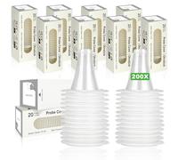 200pcs Funda para Termometro, Termometro para Braun Recambio, Reemplazable Funda para Termometro, TermóMetro Protector OíDos, Tapa De Sonda para Todos Los Modelos Braun Thermoscan