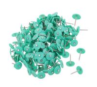 200 Unidades Clavos de Fijación para Techo 1,5 Pulgadas Tapa Plástica | Arandela Ancha Redonda, Acero Galvanizado, para Paneles de Espuma y Lámina Reflectante, Uso DIY