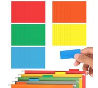 200 unidades de etiquetas colgantes para carpetas colgantes, accesorios para jinetes, bolsas colgantes A4, bolsa colgante Unireg, 5 colores