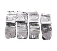 200 unidades de papel de aluminio para remojar el esmalte de gel acrílico envolturas removedores de esmalte envueltos individualmente a granel