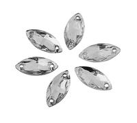 200 Unids Flatback Rhinestones AB Cristal de Resina Acrílica con Agujero Goteo Costura Rhinestone Botón Artesanía Cinco Estilo para Elegir(Eyes-Blanco)