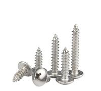 200 unids/lote M3 .5 M4 M5 cabeza de armadura níquel tornillo rosca plana grande brillante(25mm,M4)