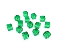 200 Unids/Set Seis Lados Dados Acrílicos Esquina Cuadrada Juego De Transparente En Grabado Juguete Educativo Colorido