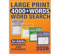 200+ Word Search Puzzles for Adults Large Print Edition 2026: Explore 50 Unique Themes Across 200 Fun and Challenging Word Search Puzzles | Over 4,000 ... of Brain-Boosting Entertainment for 2026
