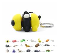 200 Worlds Llavero Abeja Articulado Original. Llaveros Divertidos Bolso. Abejas Decorativas. Antiestres Adultos para la Mano. Llavero Abejas Infantil. Llaveros de Insectos. Porta Chaves