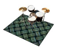 200 x 180 cm Alfombras de Tambor Alfombra Bateria Electronica Alfombra para Bateria Acustica Alfombras de Batería Kit Profesional de Batería de Jazz Electrónico Alfombrilla de Protección del Suelo