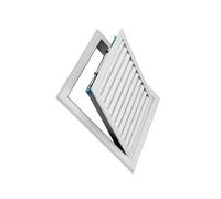 200 X 200 Mm Cubierta De Ventilación Ranuras De Ventilación Cuadradas Planas Aberturas De Ventilación HVAC Para Baño Oficina En Casa - Rejilla(35x60cm/14x24in)