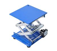 200 x 200mm Elevador de Laboratorio,Piattaforma Sollevamento Laboratorio,Strumento di Sollevamento Aluminio, Altezza Espandibile da 80 mm a 326 mm,Peso Supportato 20 kg