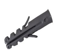 200 x Tacos de Pared sin Collarín/Reborde, 5x25 mm, Nylon, Gris, Varias Medidas. Tarugo Nailon. Marca Technofix. (200, 5x25)