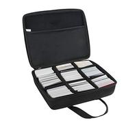 2000-2400 - Funda rígida grande para cartas de juego. Compatible con juego principal, C. A. H./ Pokemon/YuGiOh/Magic The Gathering Juego de cartas y todas las demás expansiones de juegos Hermitshell