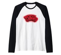 2000 AD con el Logotipo Retro clásico de Judge Dredd Camiseta Manga Raglan